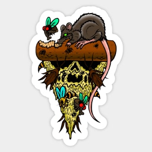 PEST PIZZA Poison Pizza Sticker